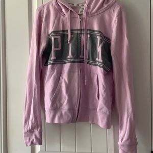 PINK purple zip up